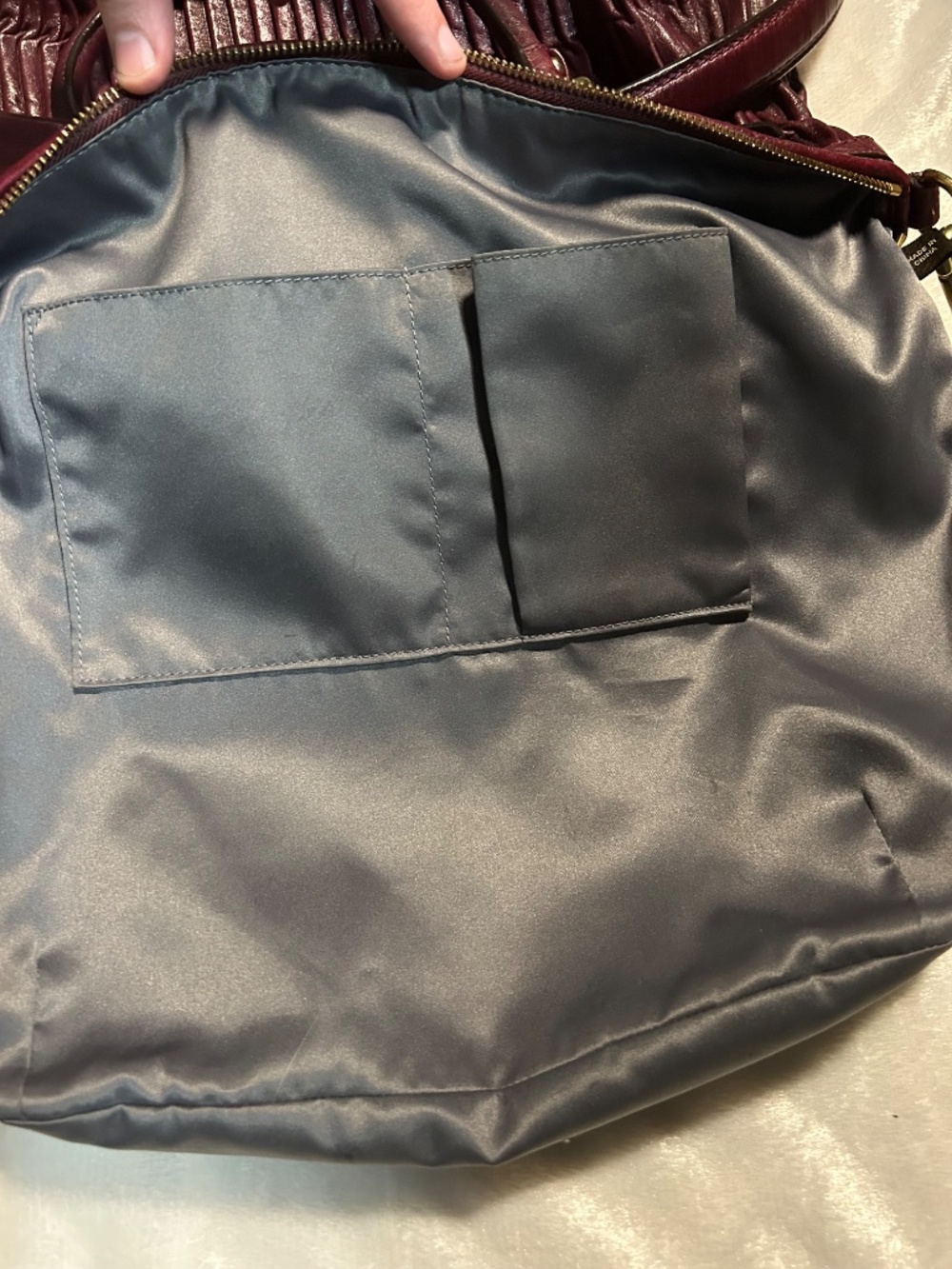 Coach Madison Lindsey matching set, Wallet & purse. Bordeaux/Burgundy color! - Picture 8 of 13